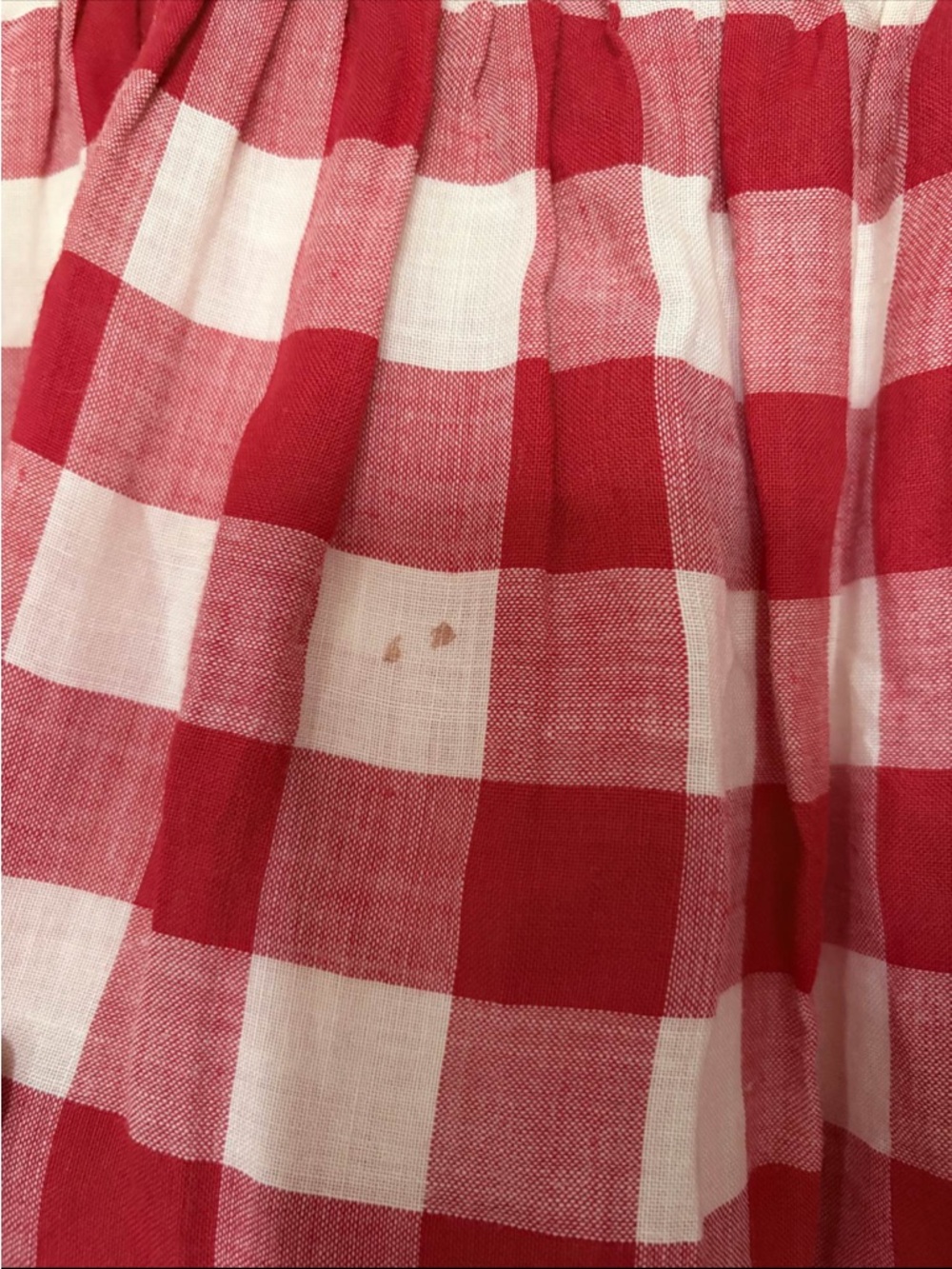Doen Red and White Gingham Maxi Sundress - Picture 4 of 4